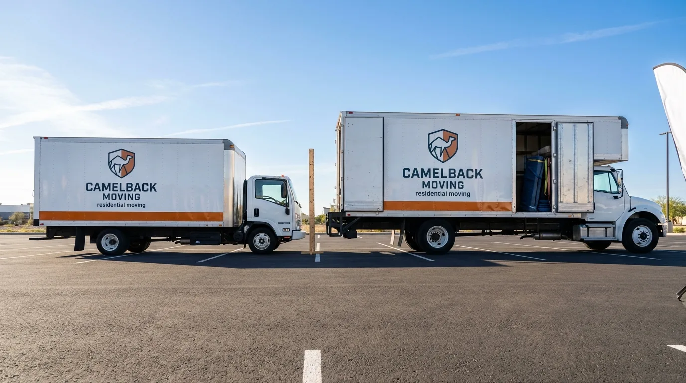 Moving truck size capacity guide in Balch Springs